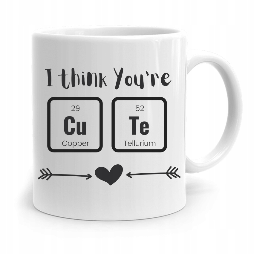 Kubek Prezent Dla Dziewczyny I Think You're Cute Z Nadrukiem Ze Zdjęciem