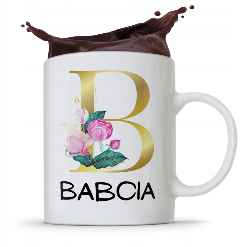 Kubek Dla Babci Na Imieniny Babcia Z Nadrukiem Ze Zdjęciem