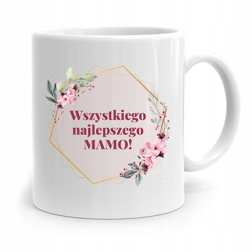 Kubek Prezent Dla Mamy Wszystkiego Najlepszego Z Nadrukiem Ze Zdjęciem