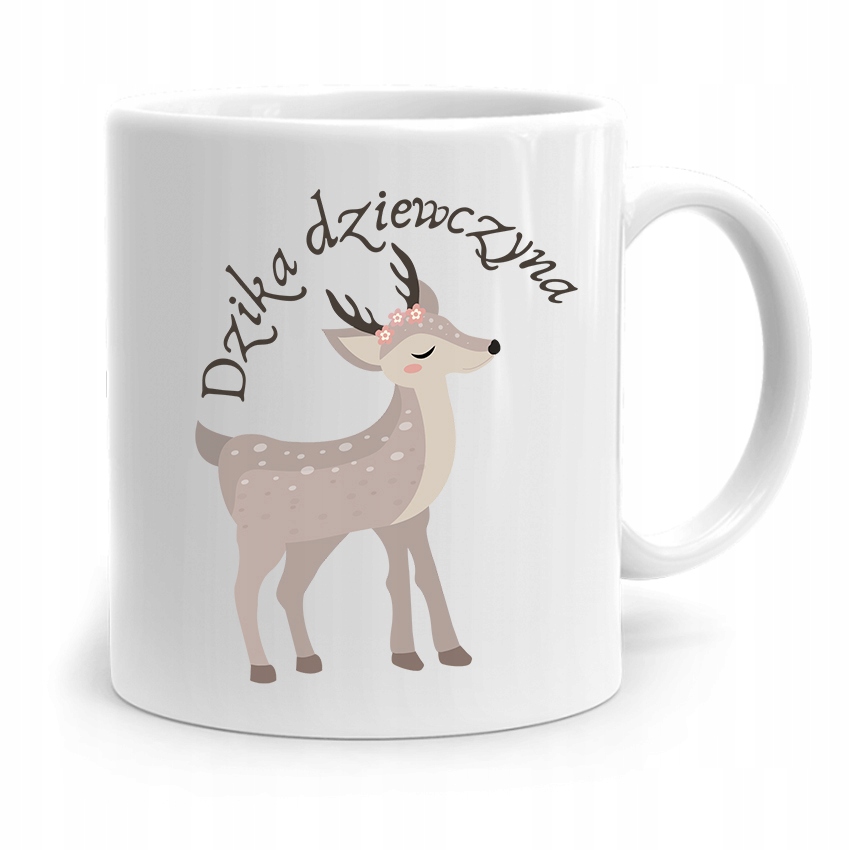 Kubek Prezent Dla Dziewczyny Dzika Dziewczyna Z Nadrukiem Ze Zdjęciem