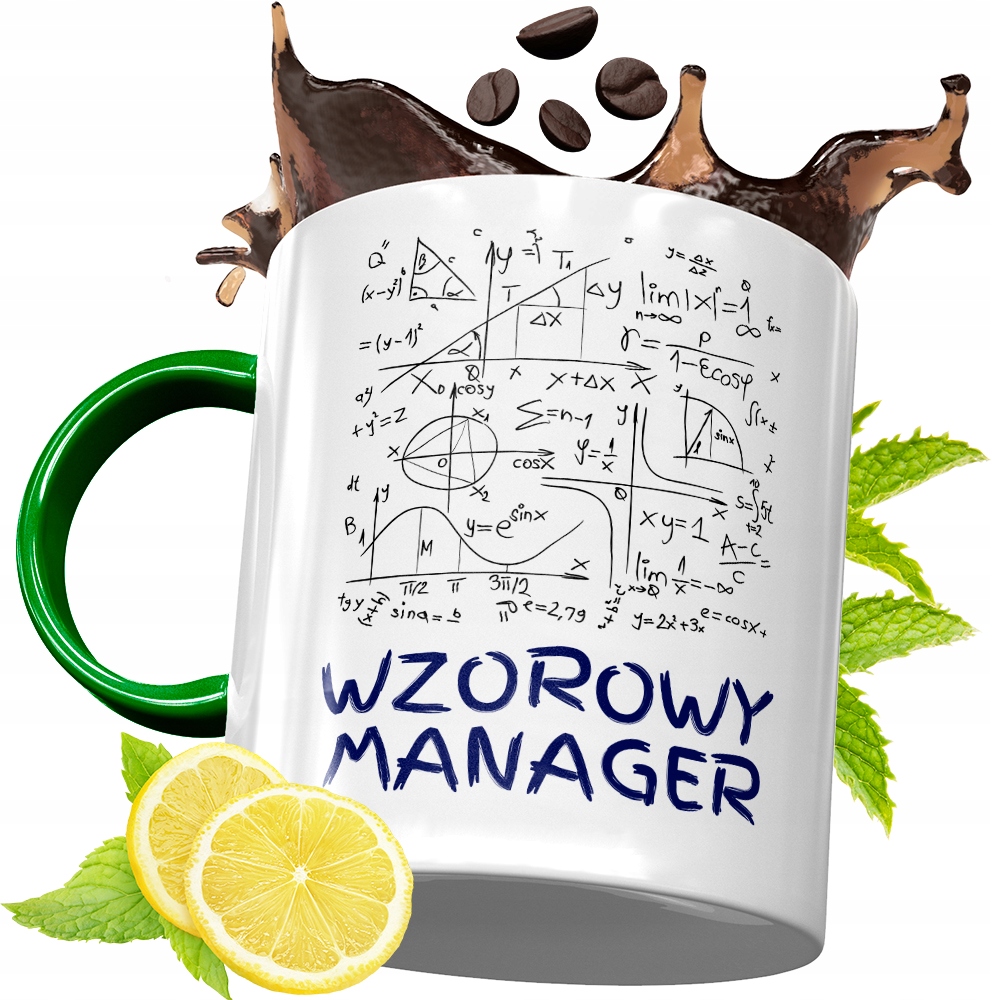 Kubek Zielony Dla Managera Na Urodziny Prezent Z Nadrukiem Ze Zdjęciem