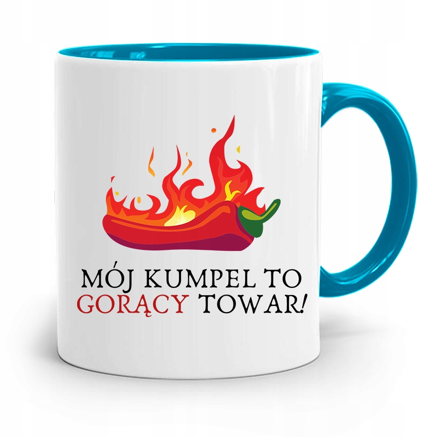 Kubek Błękitny Dla Przyjaciela Gorący Towar Z Nadrukiem Ze Zdjęciem