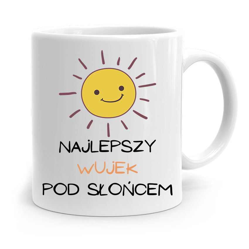 Kubek Prezent Dla Wujka Najlepszy Pod Słońcem Z Nadrukiem Ze Zdjęciem