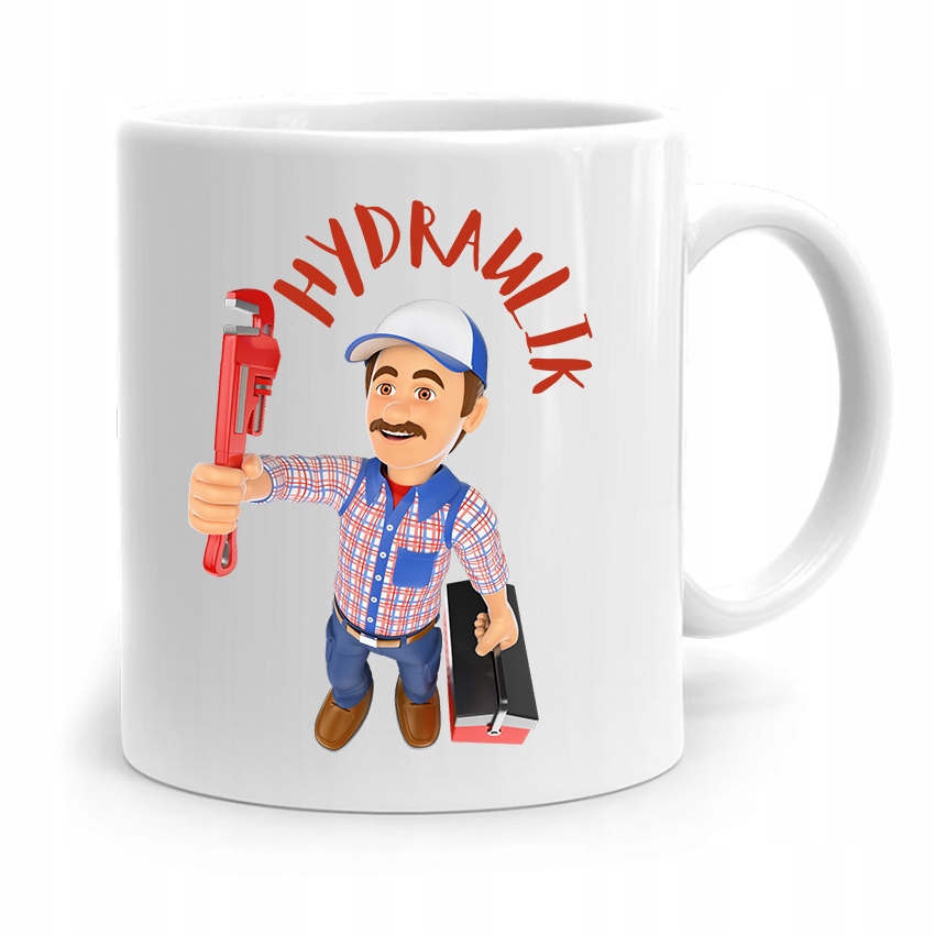 Kubek Prezent Dla Hydraulika Hydraulik Z Nadrukiem Ze Zdjęciem