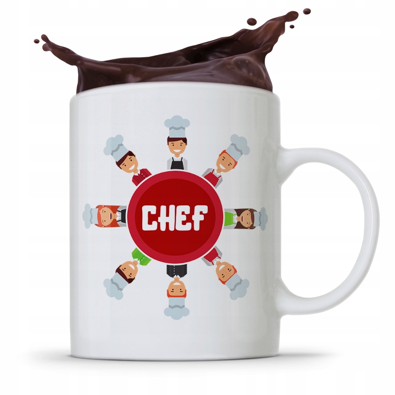 Kubek Prezent Dla Kucharza Kucharki Chef Z Nadrukiem Ze Zdjęciem