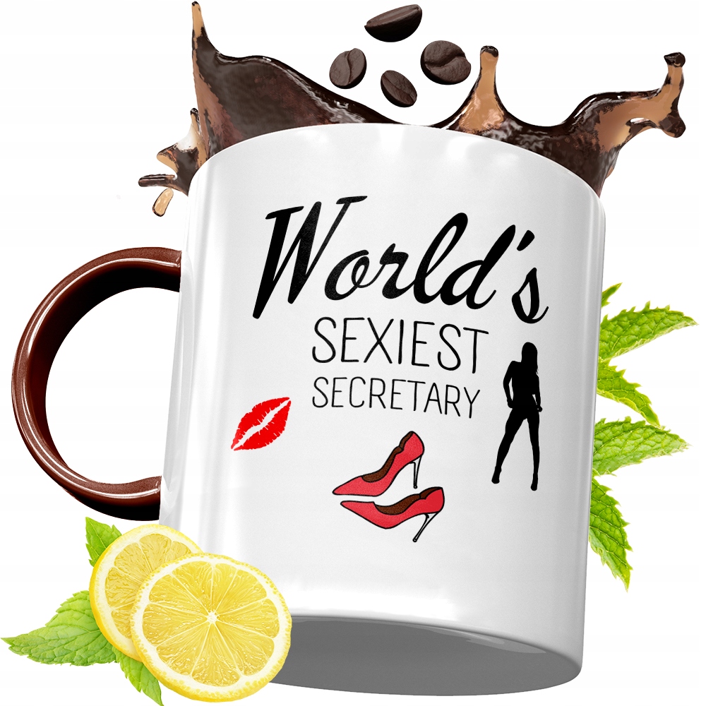 Kubek Bordowy Dla Sekretarki Na Urodziny Prezent Z Nadrukiem Ze Zdjęciem