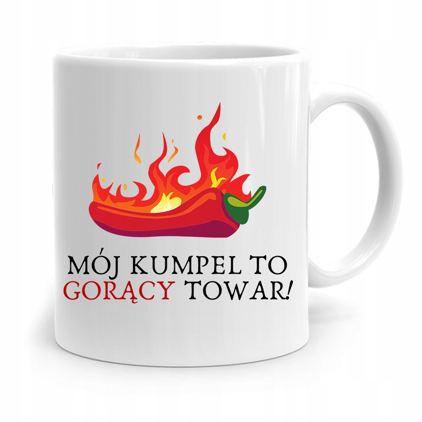 Kubek Prezent Dla Przyjaciela Kumpel Gorący Tower Z Nadrukiem Ze Zdjęciem
