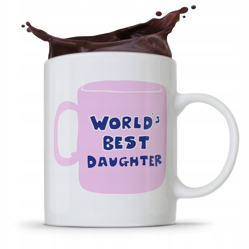 Kubek Prezent Dla Córki Dziecka Best Daughter Z Nadrukiem Ze Zdjęciem