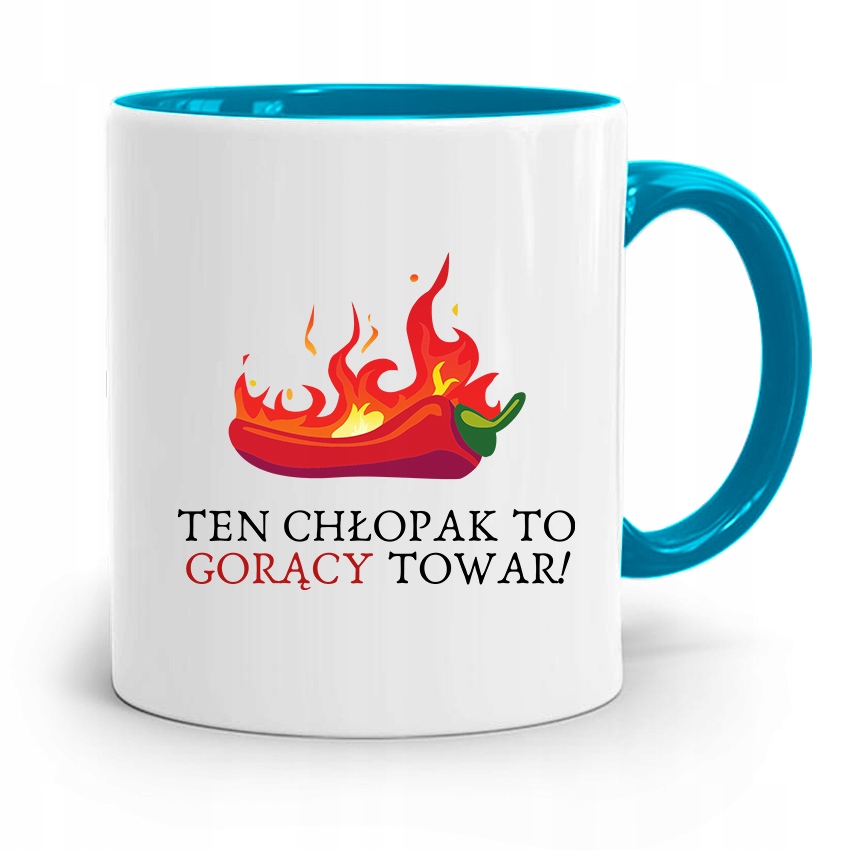 Kubek Błękitny Dla Chłopaka Gorący Towar Z Nadrukiem Ze Zdjęciem