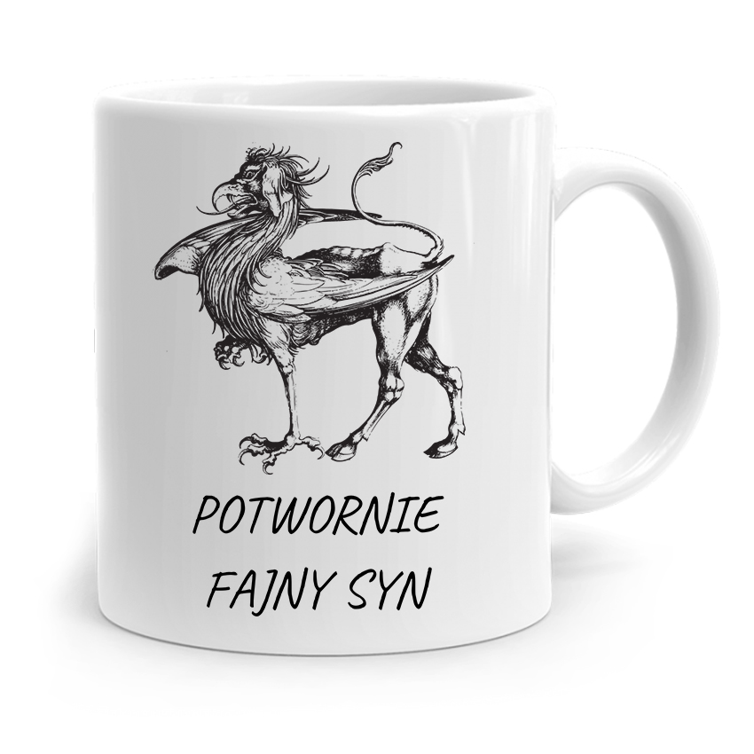 Kubek Prezent Dla Syna Dziecka Potwornie Fajny Syn Z Nadrukiem Ze Zdjęciem