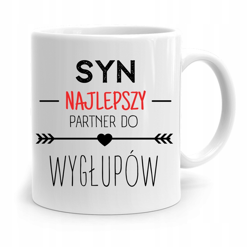 Kubek Prezent Dla Syna Najlepszy Do Wygłupów Z Nadrukiem Ze Zdjęciem