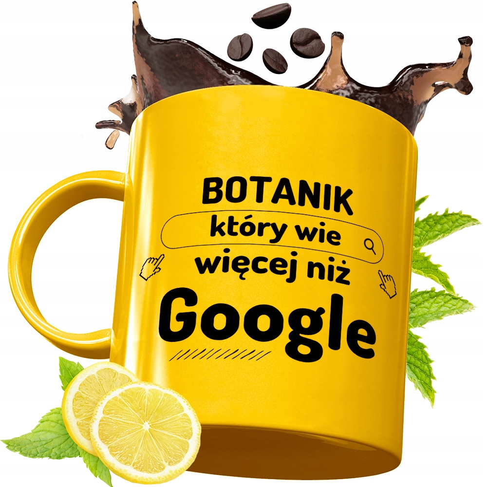 Złoty Kubek Premium Dla Botanika Na Prezent Z Nadrukiem Ze Zdjęciem