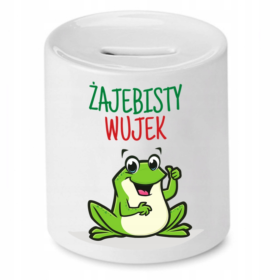 Skarbonka Dla Wujka Żajebisty Wujek Prezent Z Nadrukiem Ze Zdjęciem