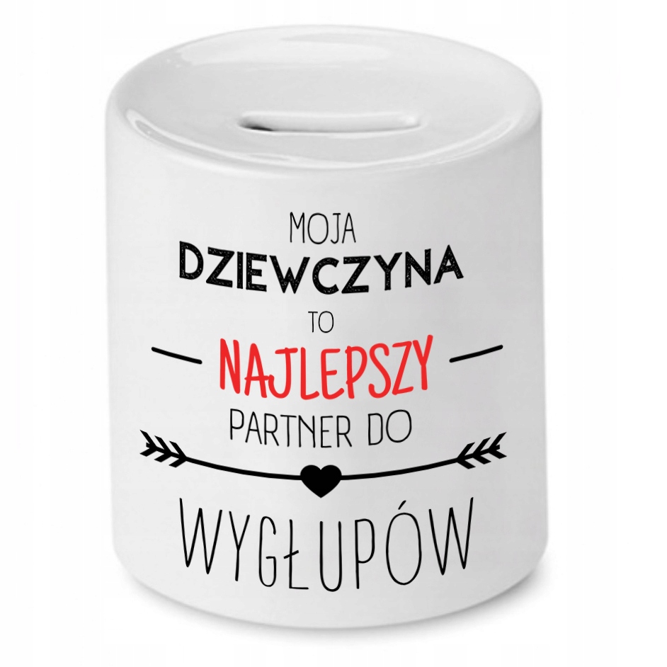 Skarbonka Dla Dziewczyny Partner Do Wygłupów Z Nadrukiem Ze Zdjęciem