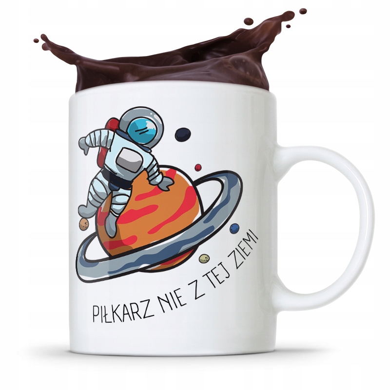 Kubek Piłkarza Zawodnika Piłkarz Nie Z Tej Ziemi Z Nadrukiem Ze Zdjęciem