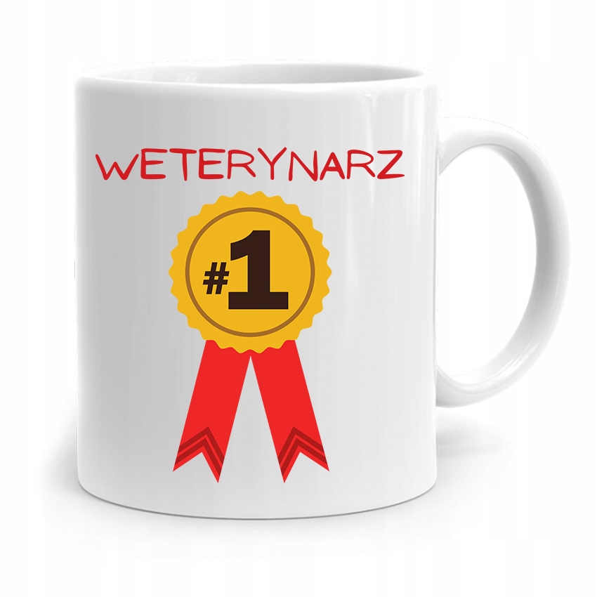 Kubek Dla Weterynarza Weterynarz Numer Jeden Z Nadrukiem Ze Zdjęciem