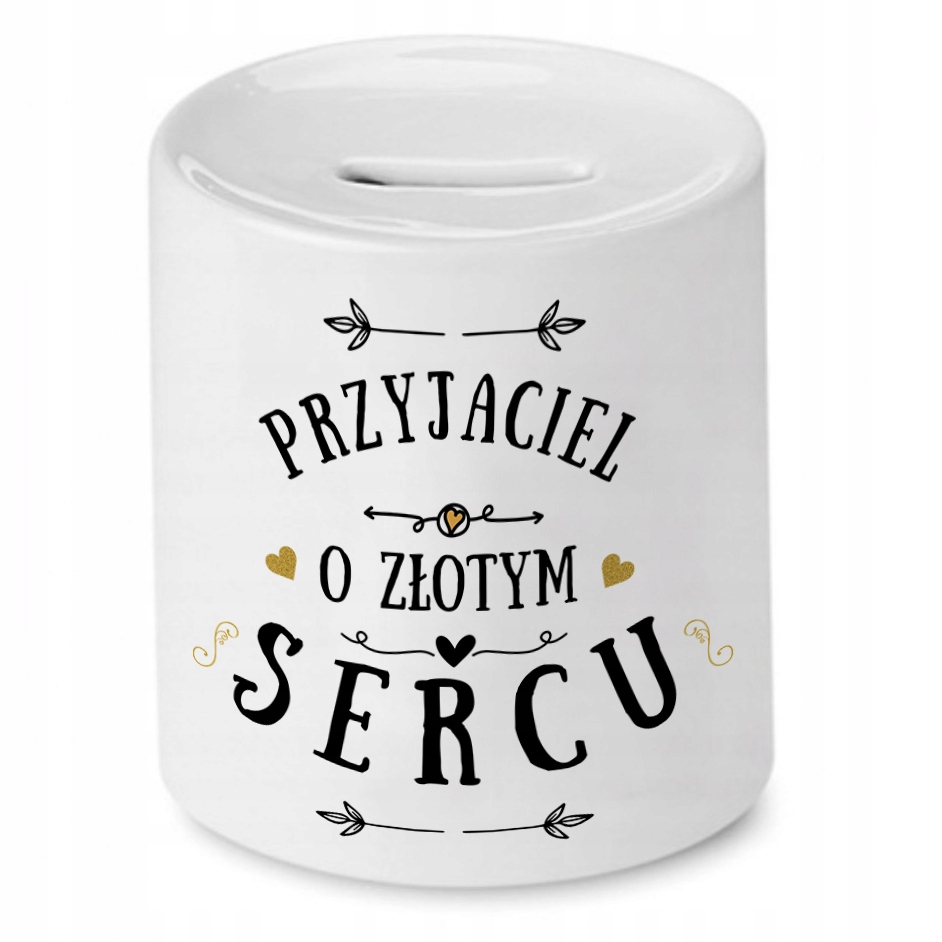 Dla Przyjaciela Skarbonka Na Urodziny Prezent Z Nadrukiem Ze Zdjęciem