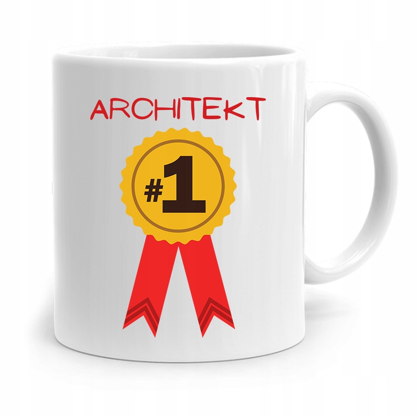 Kubek Architekta Projektanta Architekt Numer Jeden Z Nadrukiem Ze Zdjęciem
