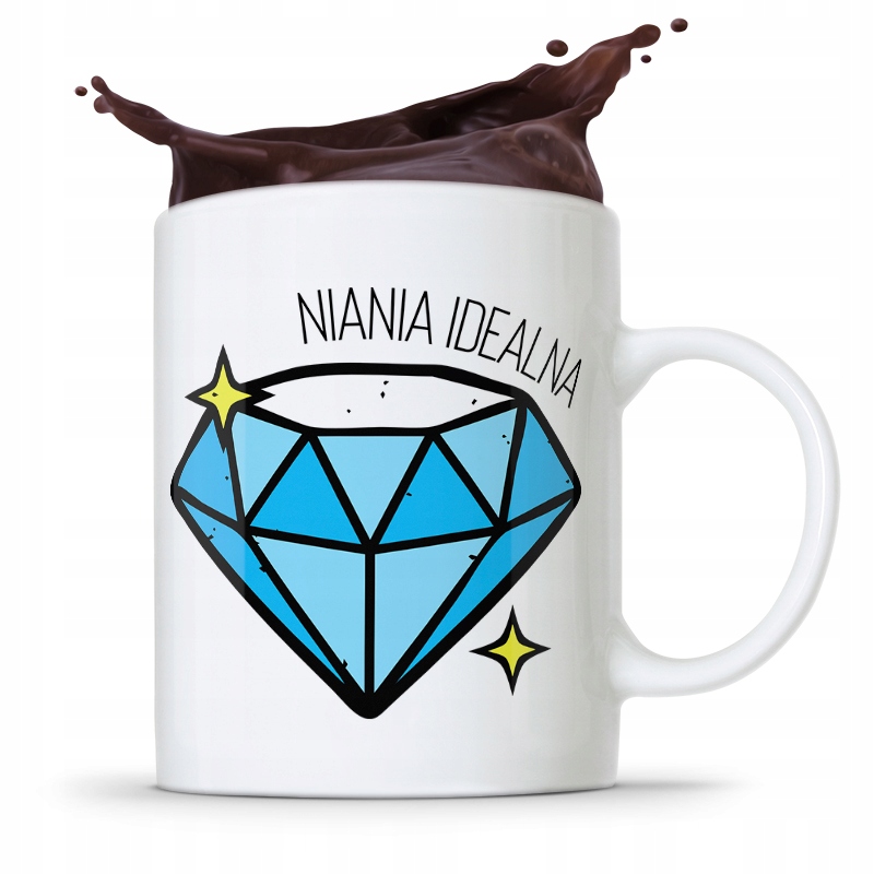 Dla Niani Opiekunki Kubek Niania Idealna Prezent Z Nadrukiem Ze Zdjęciem