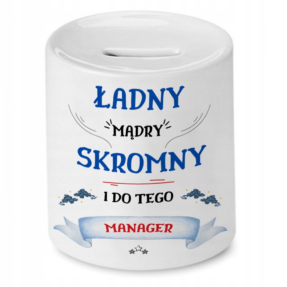 Skarbonka Dla Menagera Na Urodziny Prezent Z Nadrukiem Ze Zdjęciem