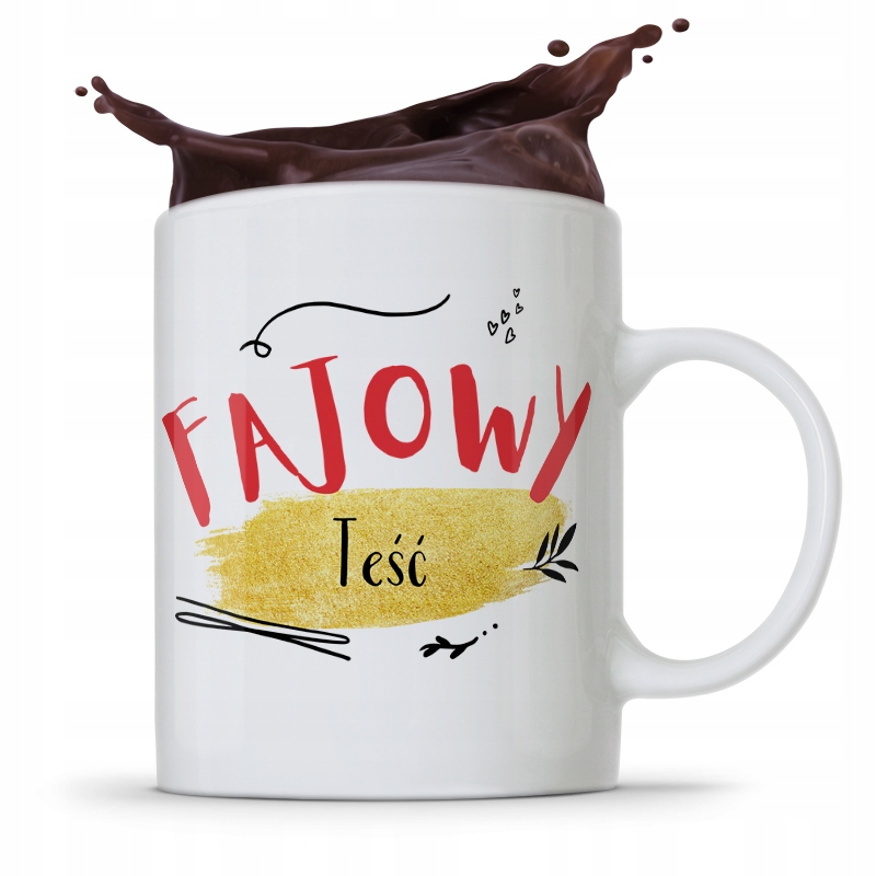 Kubek Prezent Dla Teścia Fajowy Teść Prezent Z Nadrukiem Ze Zdjęciem