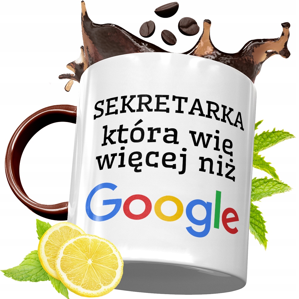 Kubek Bordowy Dla Sekretarki Na Urodziny Prezent Z Nadrukiem Ze Zdjęciem