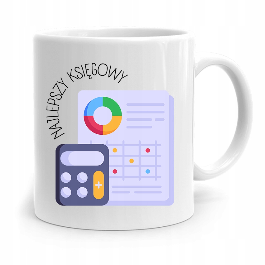 Kubek Księgowej Księgowego Najlepszy Księgowy Z Nadrukiem Ze Zdjęciem