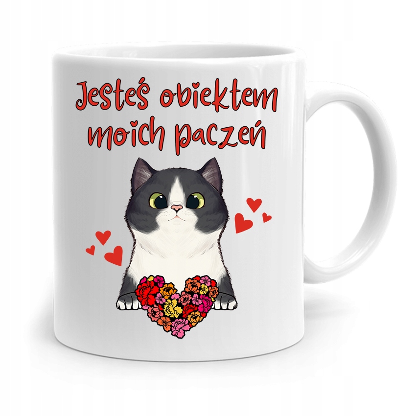 Kubek Prezent Na Walentynki Obiekt Moich Paczeń Z Nadrukiem Ze Zdjęciem