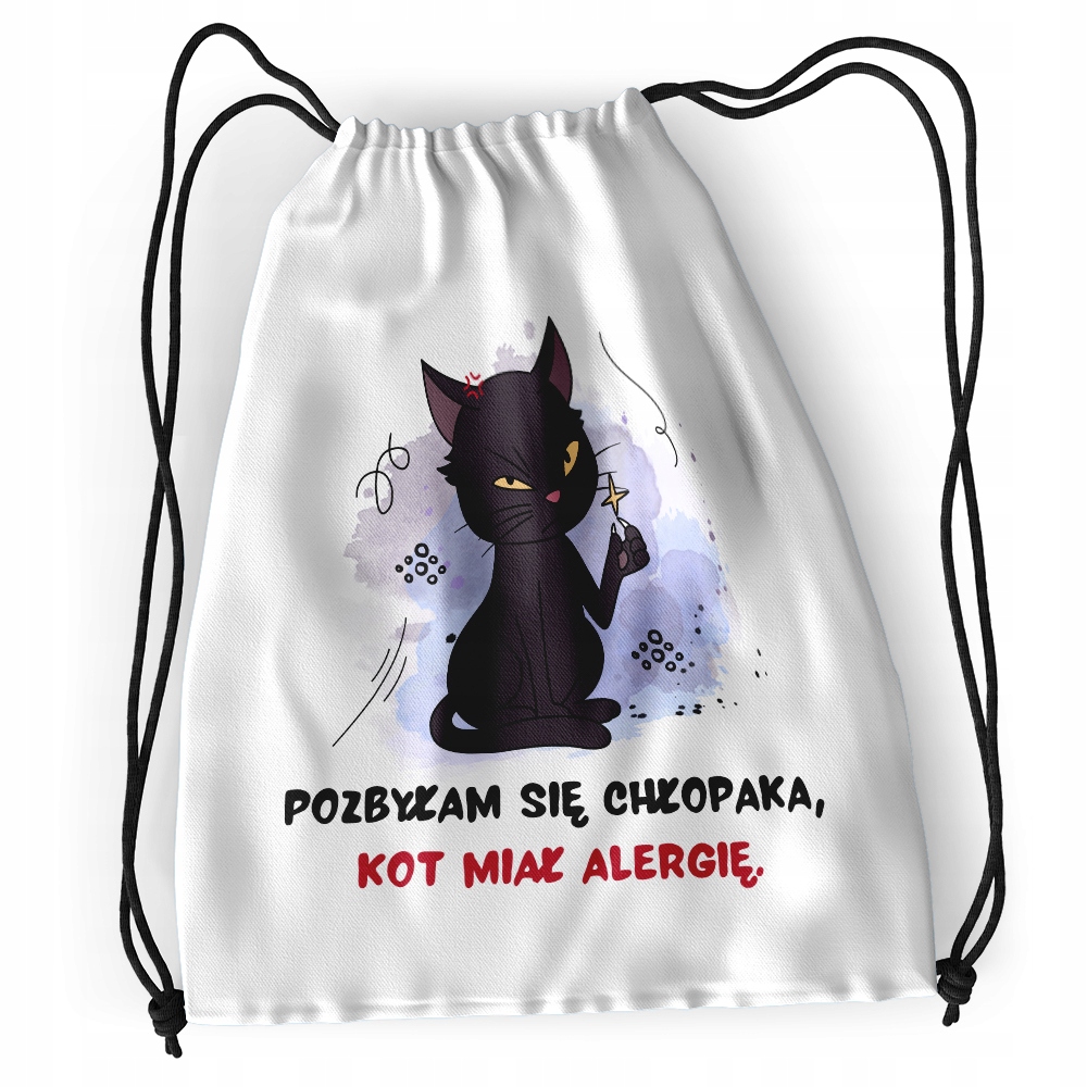 Plecak Kotki Kotek Szkolny Worek Torba Z Nadrukiem Ze Zdjęciem