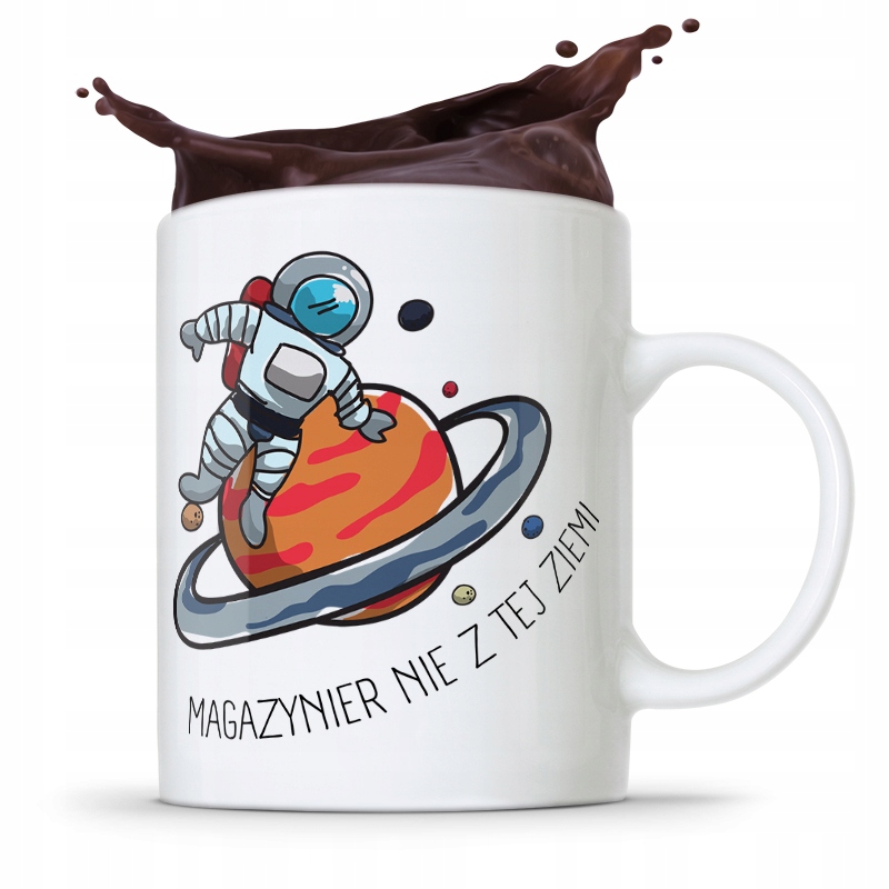 Kubek Prezent Dla Magazyniera Nie Z Tej Ziemi Z Nadrukiem Ze Zdjęciem