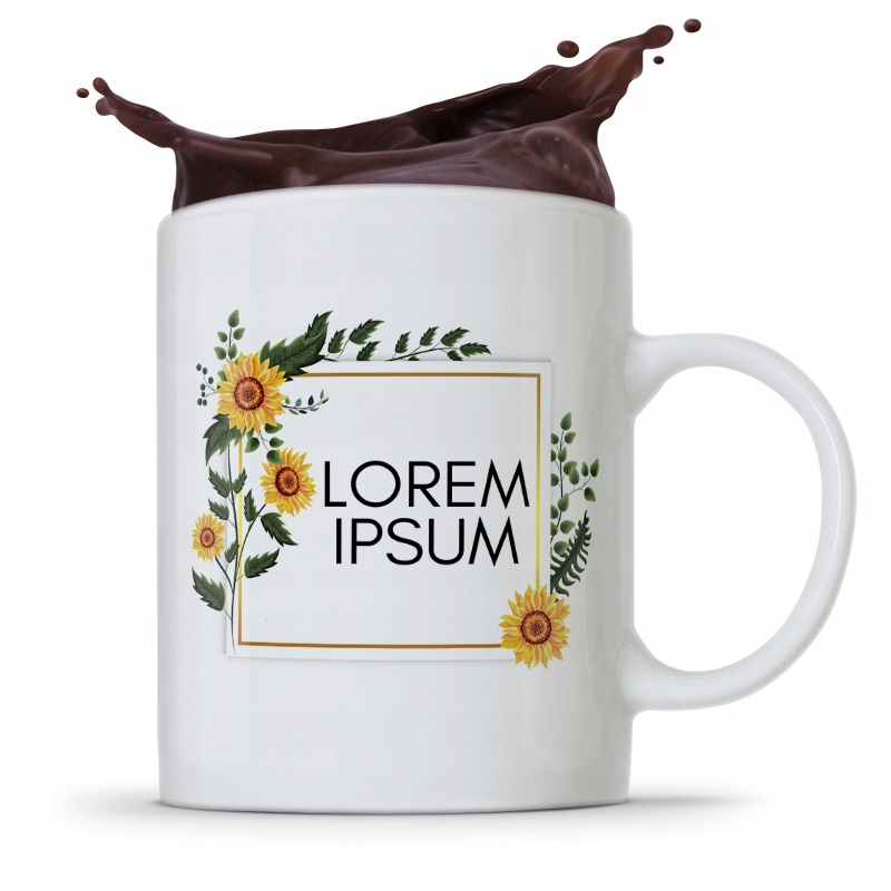 Kubek Prezent Urodzinowy Dla Grafika Lorem Ipsum Z Nadrukiem Ze Zdjęciem