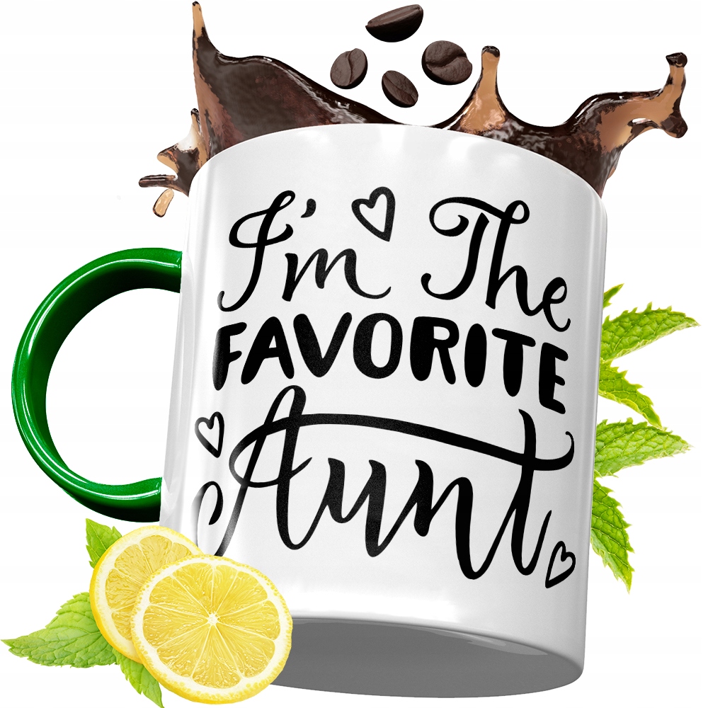 Kubek Zielony Dla Cioci Idealny Prezent