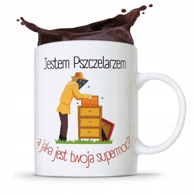 Kubek Prezent Dla Pszczelarza Jestem Pszczelarzem Z Nadrukiem Ze Zdjęciem