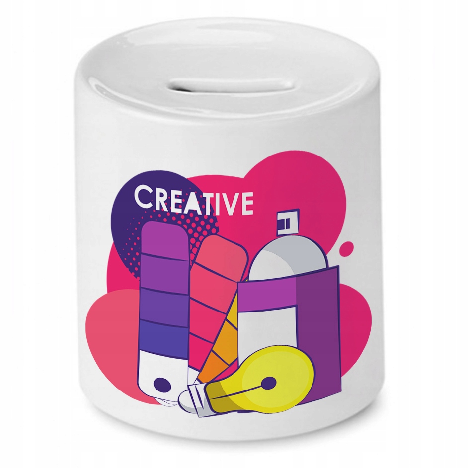 Skarbonka Dla Grafika Creative Prezent Z Nadrukiem Ze Zdjęciem