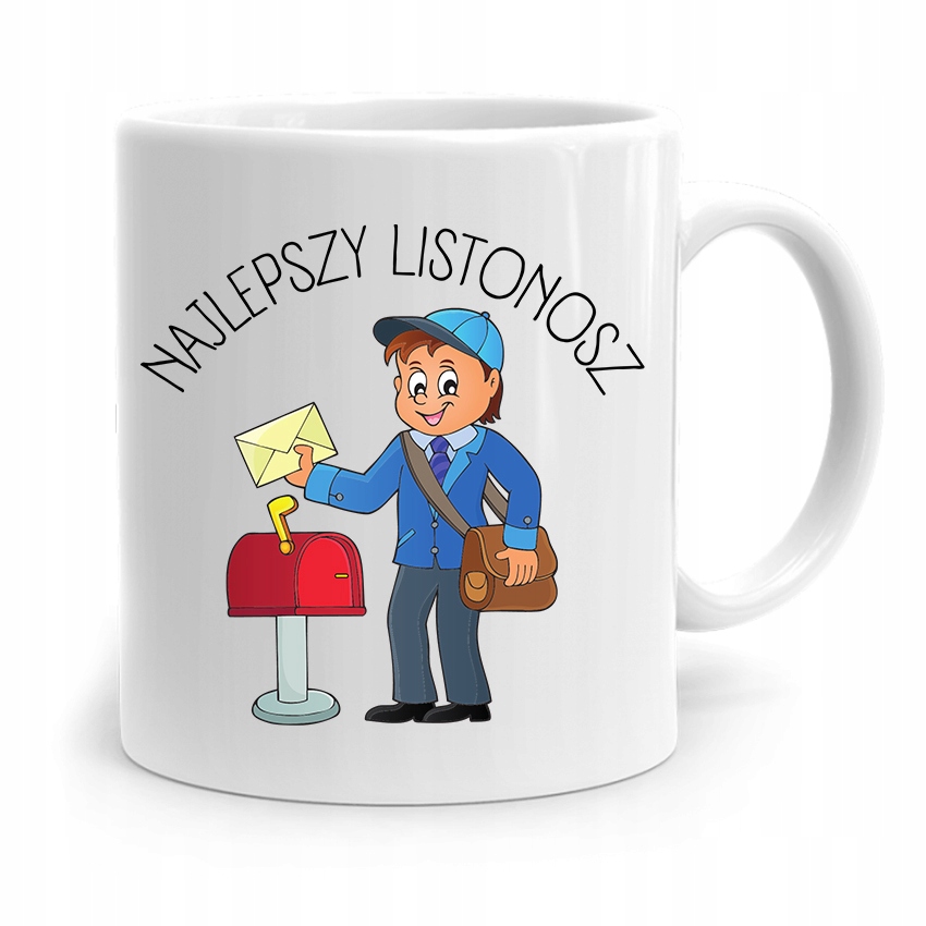 Kubek Prezent Dla Listonosza Najlepszy Listonosz Z Nadrukiem Ze Zdjęciem
