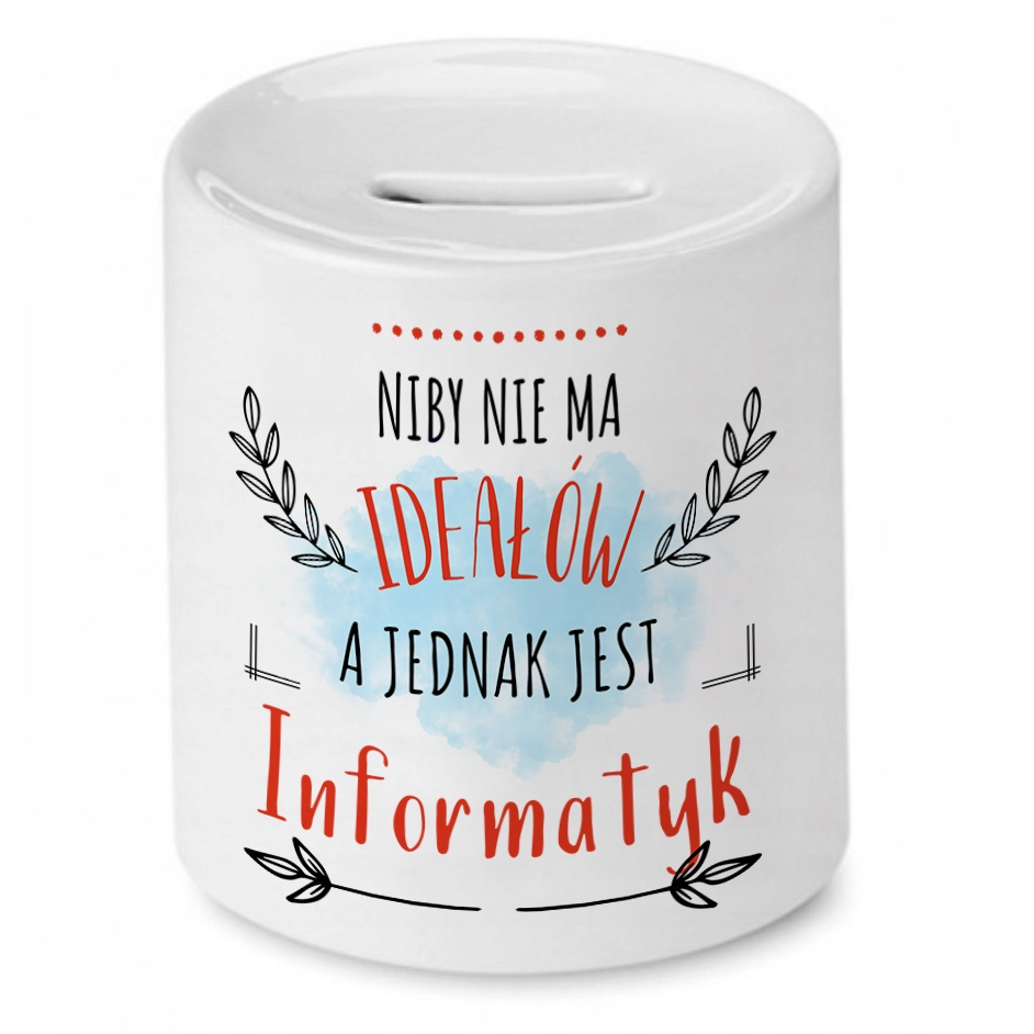 Skarbonka Dla Informatyka Na Imieniny Prezent Z Nadrukiem Ze Zdjęciem