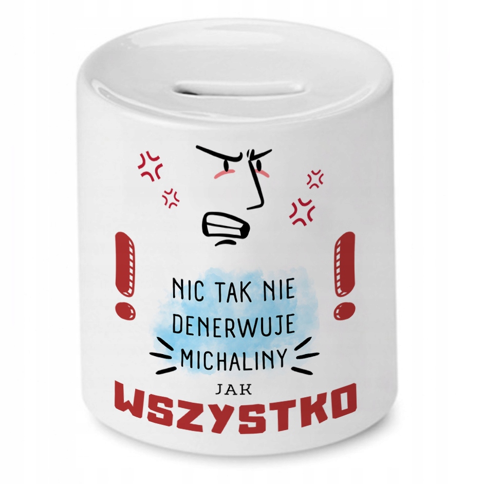 Skarbonka Dla Michaliny Na Urodziny Prezent Z Nadrukiem Ze Zdjęciem