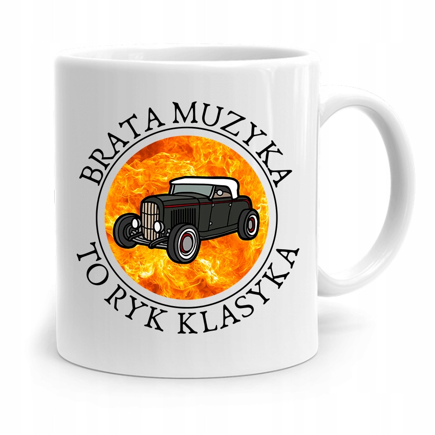 Kubek Prezent Dla Brata Muzyka To Ryk Klasyka Z Nadrukiem Ze Zdjęciem