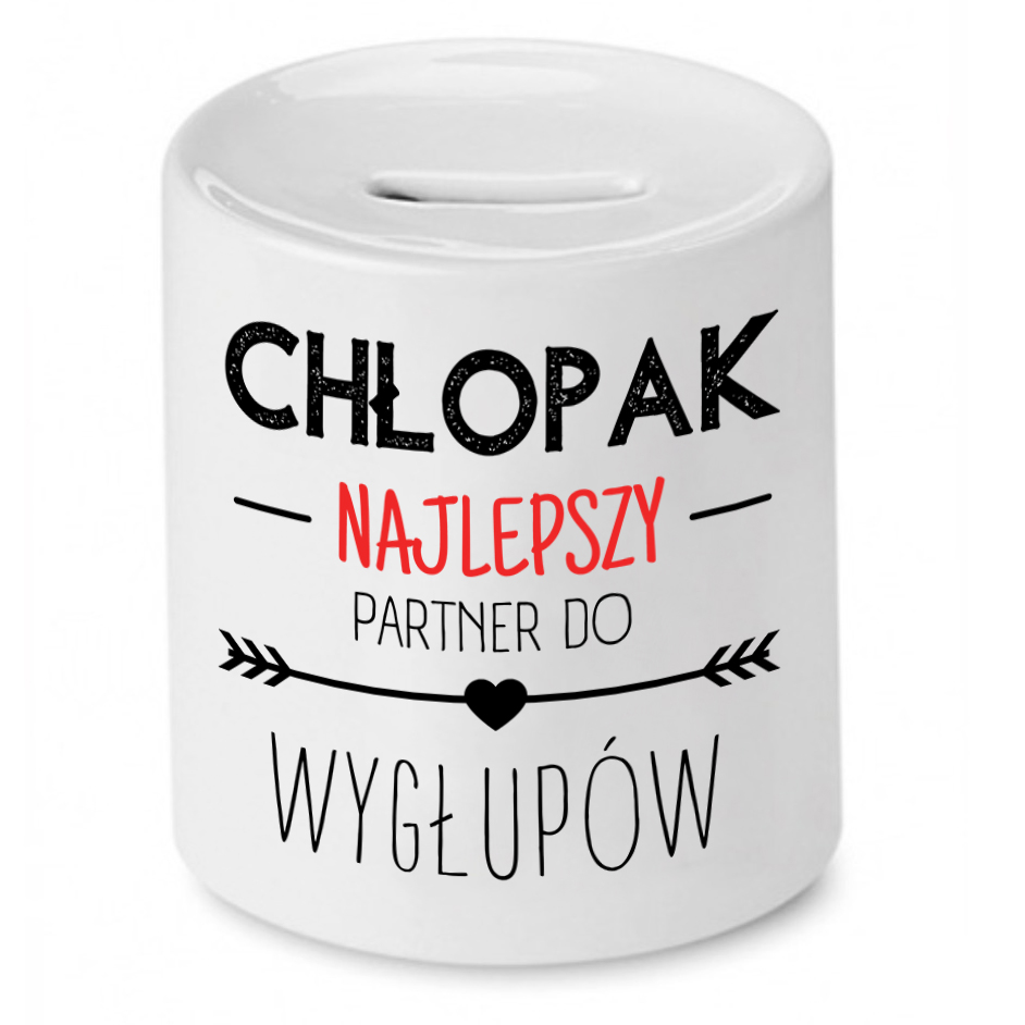 Skarbonka Dla Chłopaka Partner Do Wygłupów Z Nadrukiem Ze Zdjęciem