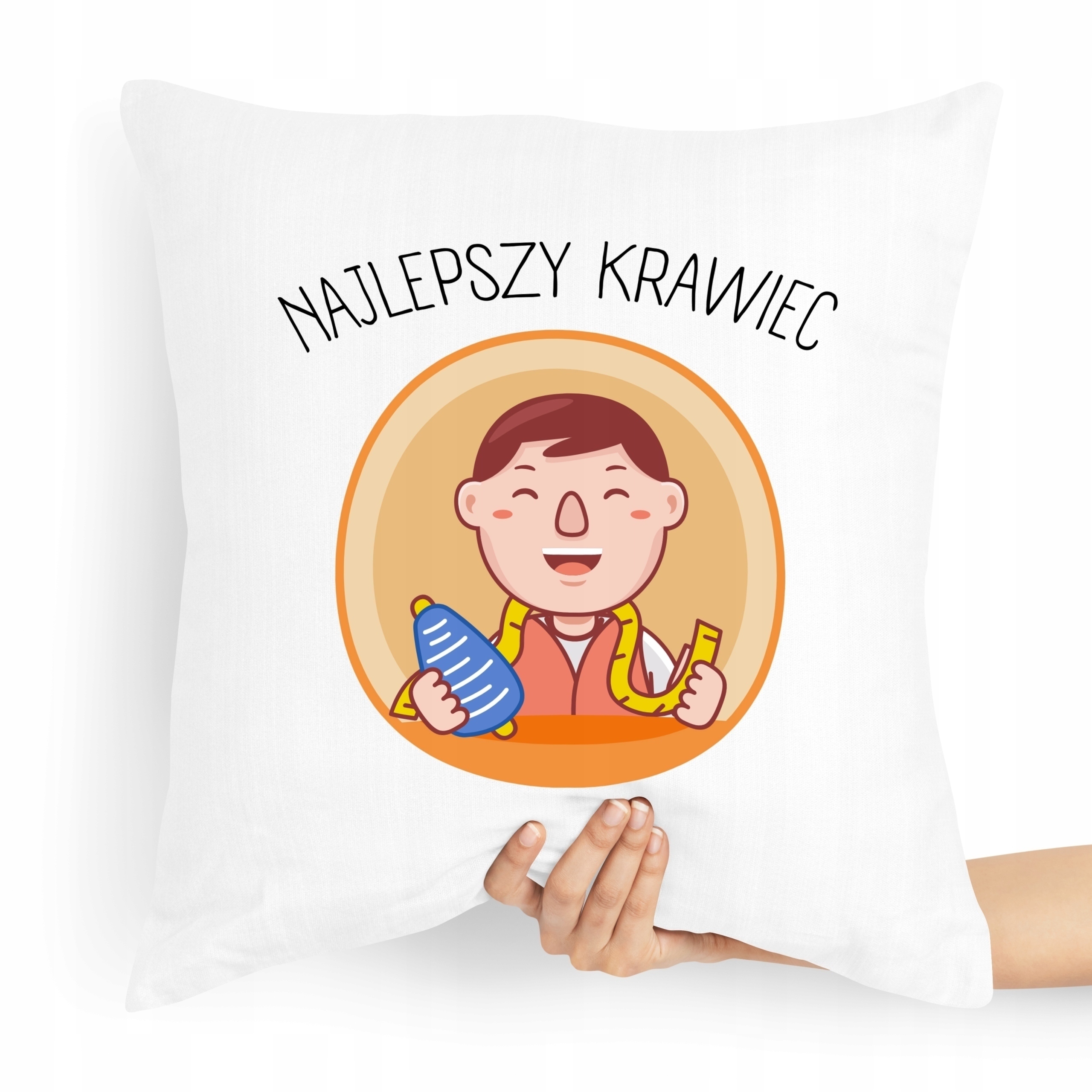 Poduszka Krawcowej Krawca Najlepszy Krawiec Z Nadrukiem Ze Zdjęciem