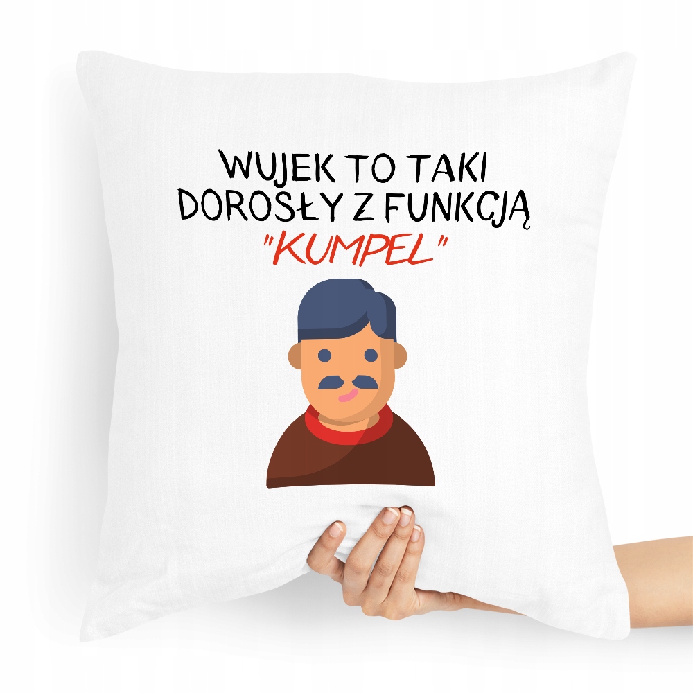Poduszka Dla Wujka Dorosły Z Funką Kumpel Z Nadrukiem Ze Zdjęciem