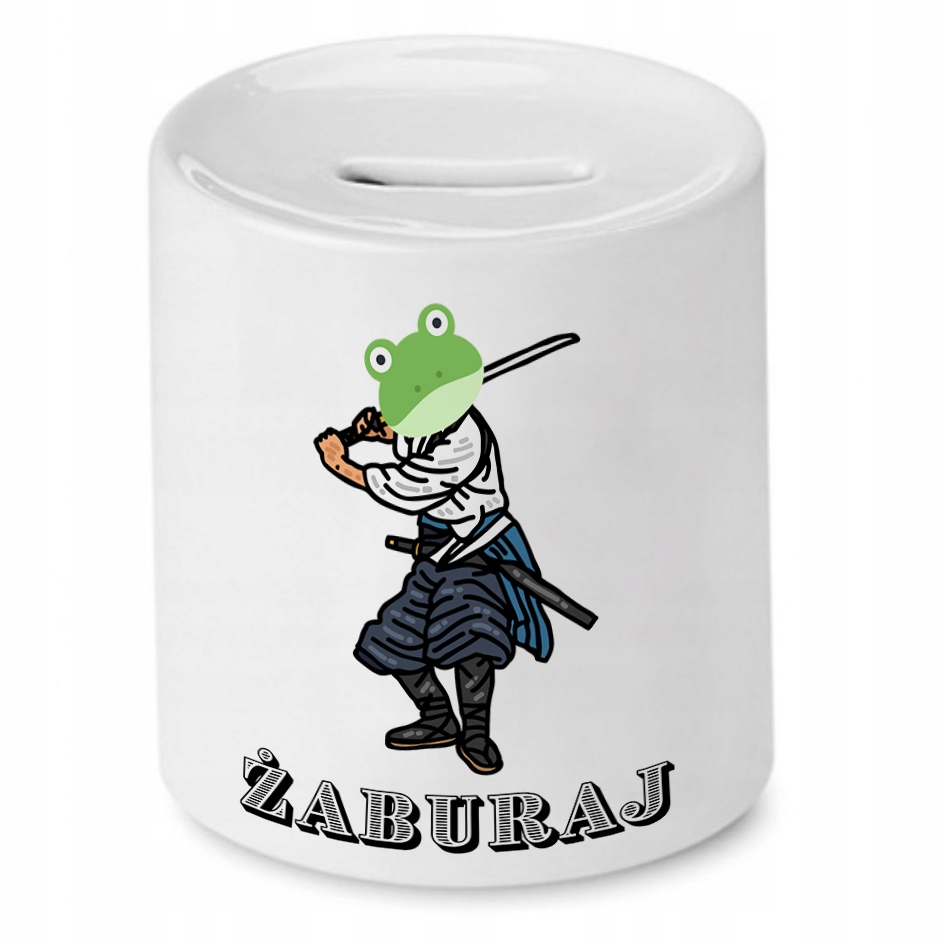 Skarbonka Śmieszna Zabawna Żaburaj Prezent Z Nadrukiem Ze Zdjęciem