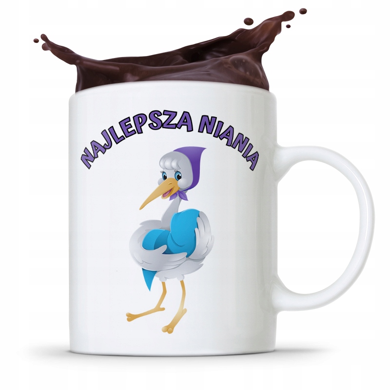 Dla Niani Opiekunki Kubek Najlepsza Niania Prezent Z Nadrukiem Ze Zdjęciem
