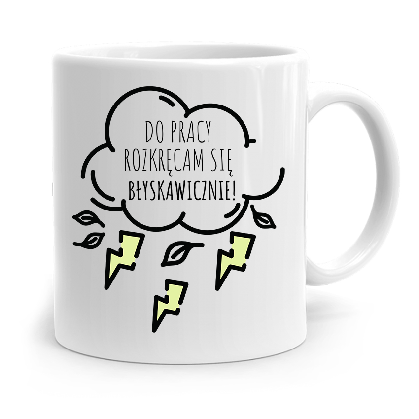 Dla Pracownika Robotnika Kubek Błyskawicznie Z Nadrukiem Ze Zdjęciem