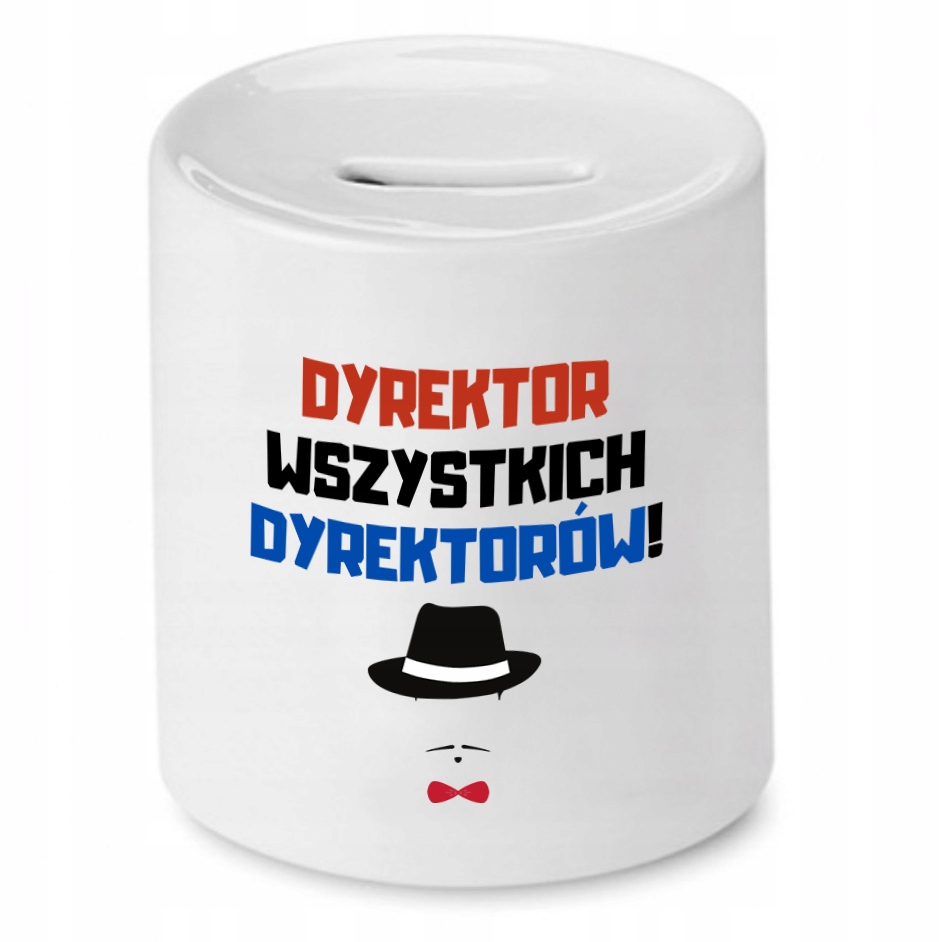 Skarbonka Prezent Dla Dyrektora Wszystkich Z Nadrukiem Ze Zdjęciem
