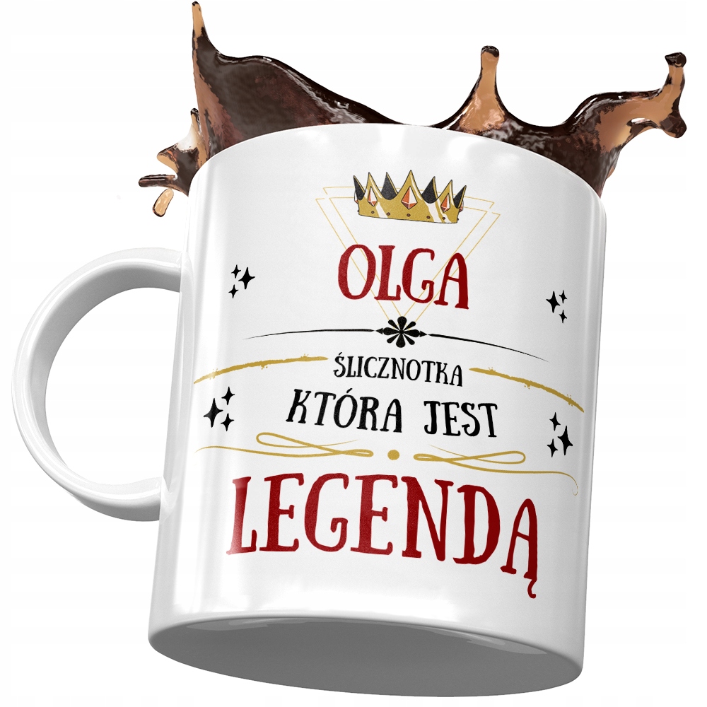 Kubek Dla Olgi Dziewczyny Koleżanki Żony Prezent Z Nadrukiem Ze Zdjęciem