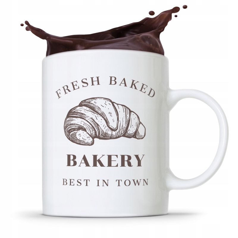 Kubek Prezent Dla Piekarza Best Bakery In Town Z Nadrukiem Ze Zdjęciem