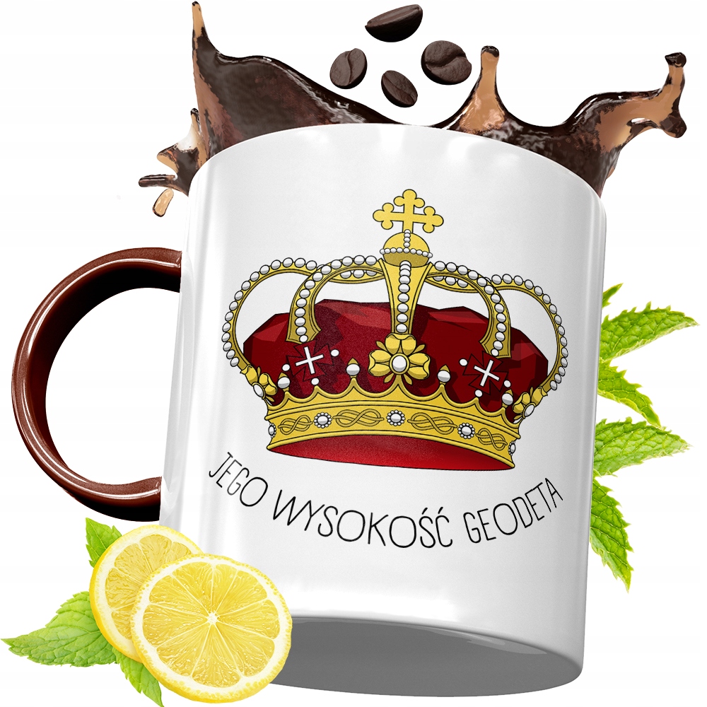 Kubek Bordowy Dla Geodety Na Urodziny Prezent Z Nadrukiem Ze Zdjęciem