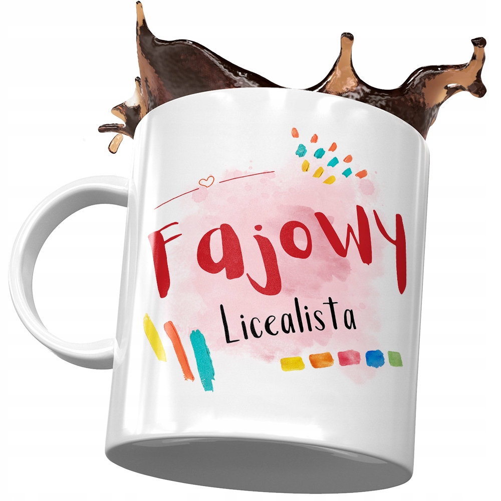 Kubek Dla Licealisty Fajowy Licealista Z Nadrukiem Ze Zdjęciem