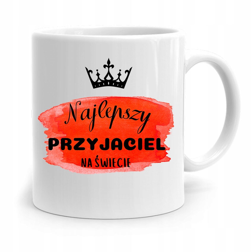 Kubek Prezent Dla Przyjaciela Najlepszy Na Świecie Z Nadrukiem Ze Zdjęciem